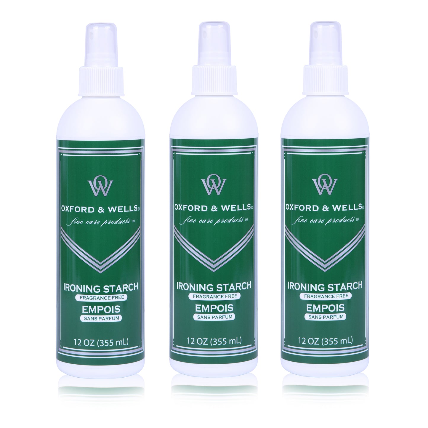 12oz Fragrance Free Non-aerosol Premium Ironing Starch (pack of 3)