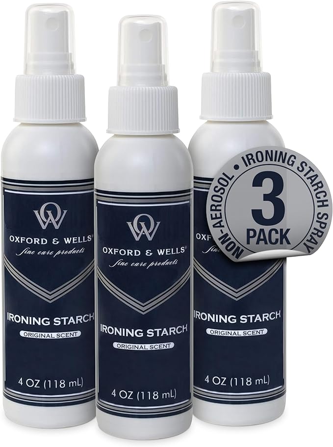 12oz Non-aerosol Premium Ironing Spray Starch (pack of 3)